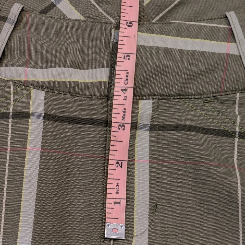Smartwool Loden Plaid Merino Wool Skirt Golf Outdoors Hiking Sz 2